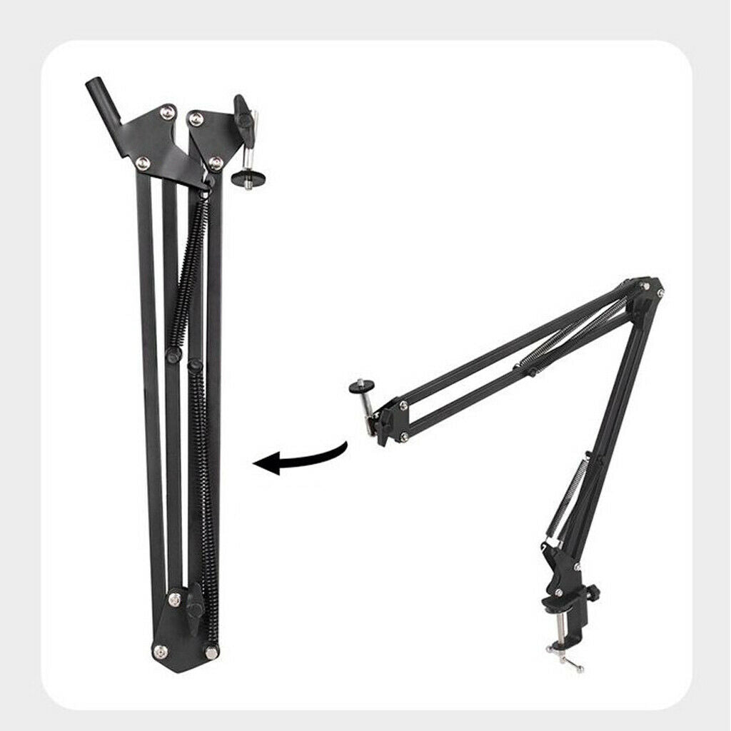Heavy Duty Extendable Recording Microphone Holder Suspension Boom Scissor Arm