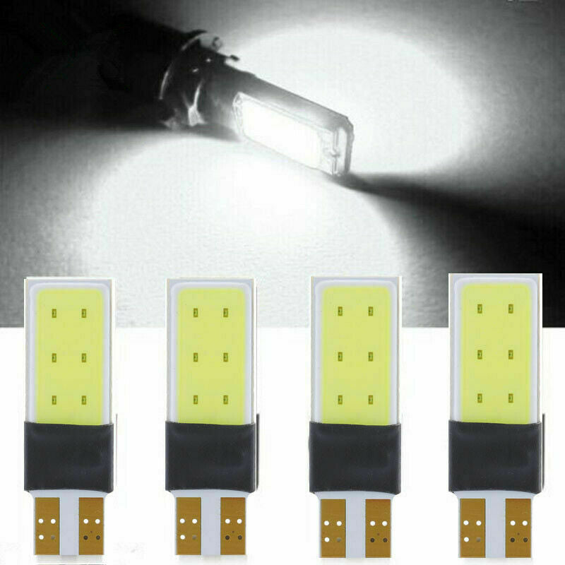 2*/Set 501 Car Bulbs Led Error Free Canbus Cob Smd White W5W T10 Side Light 12V~