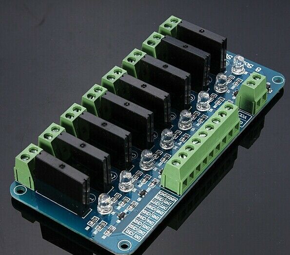 New 8 Channel 5V Solid State Relay Module Board.OMRON SSR for Arduino