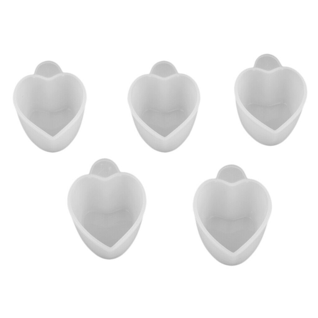 5x Silicone Dispensing Mixing Cup Reusable Glue Handmade Casting Tools