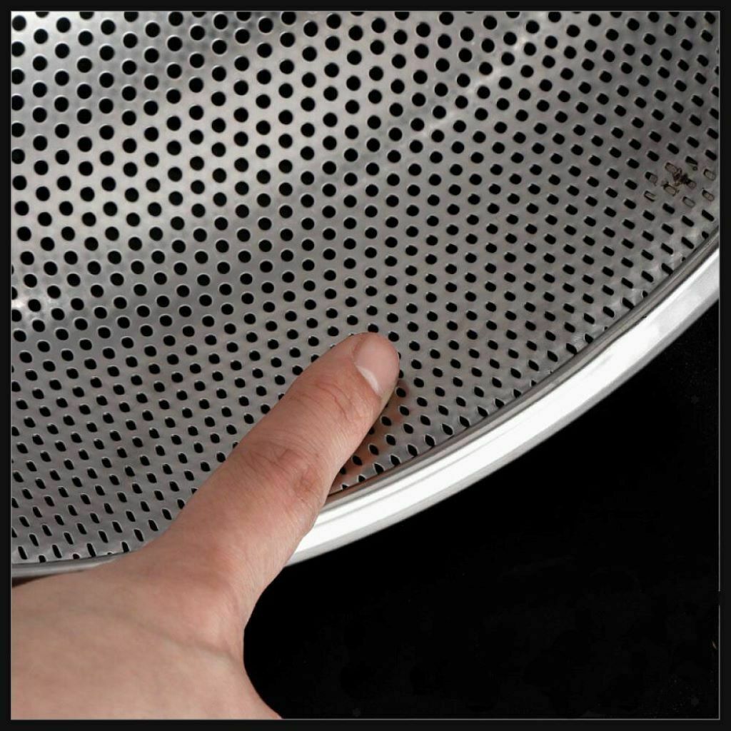 Stainless Steel Strainer Rice Sifter Dishwasher Safe Tableware Drainer 38cm