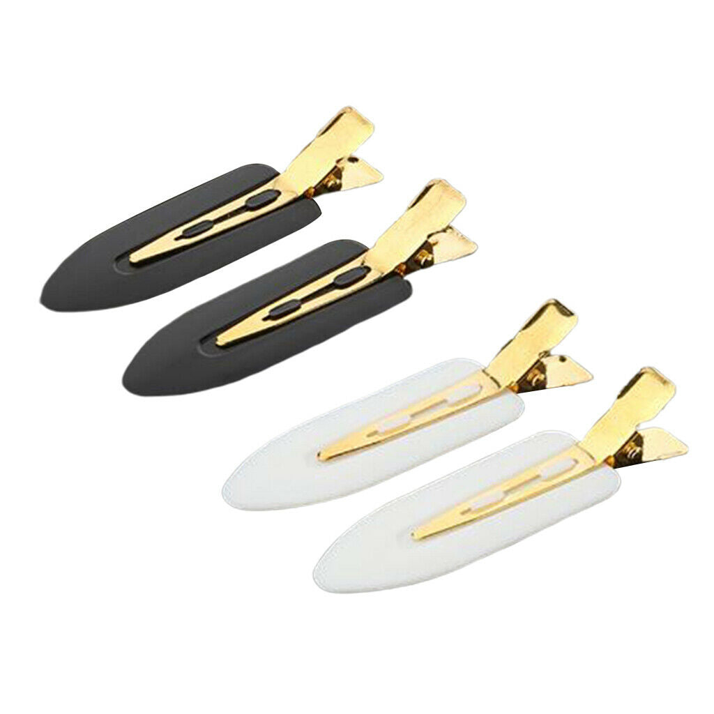 8x No Bend Hair Clips Headwear Women Perming Bangs Waves Styling Tool Clamps