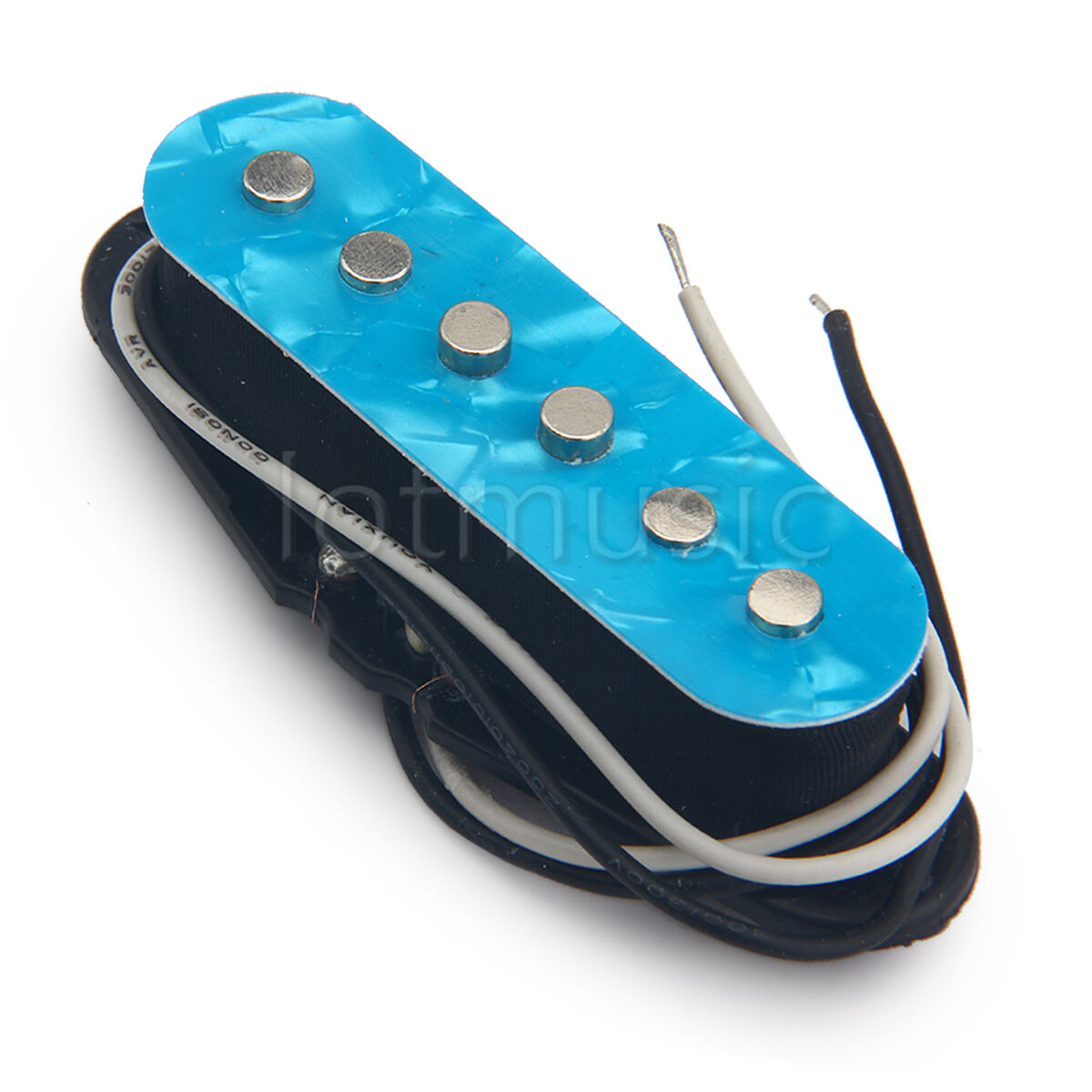 Guitar Single Coil Neck Pickup For Electric Parts Blue Pearlolid