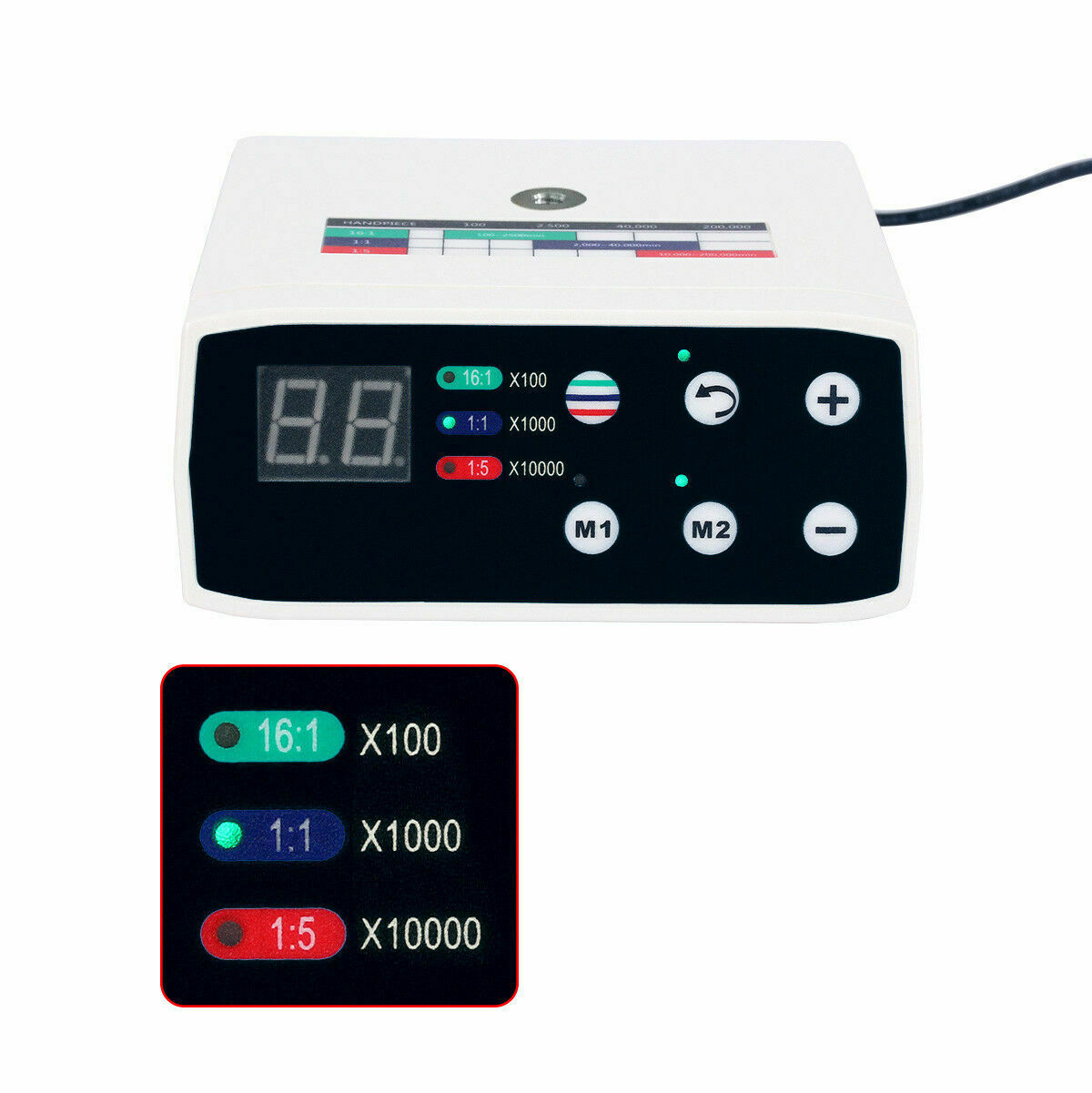 Dental NSK Style Brushless LED Electric Micro Motor Internal Spray 1:1/1:5/16:1