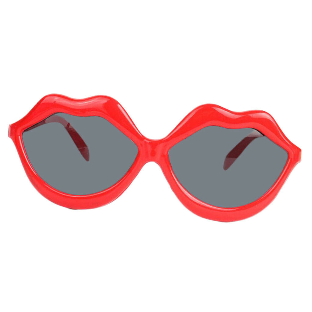 Red Lip Kissing Glasses Sunglasses Wedding Girls Night out Costume Accessory