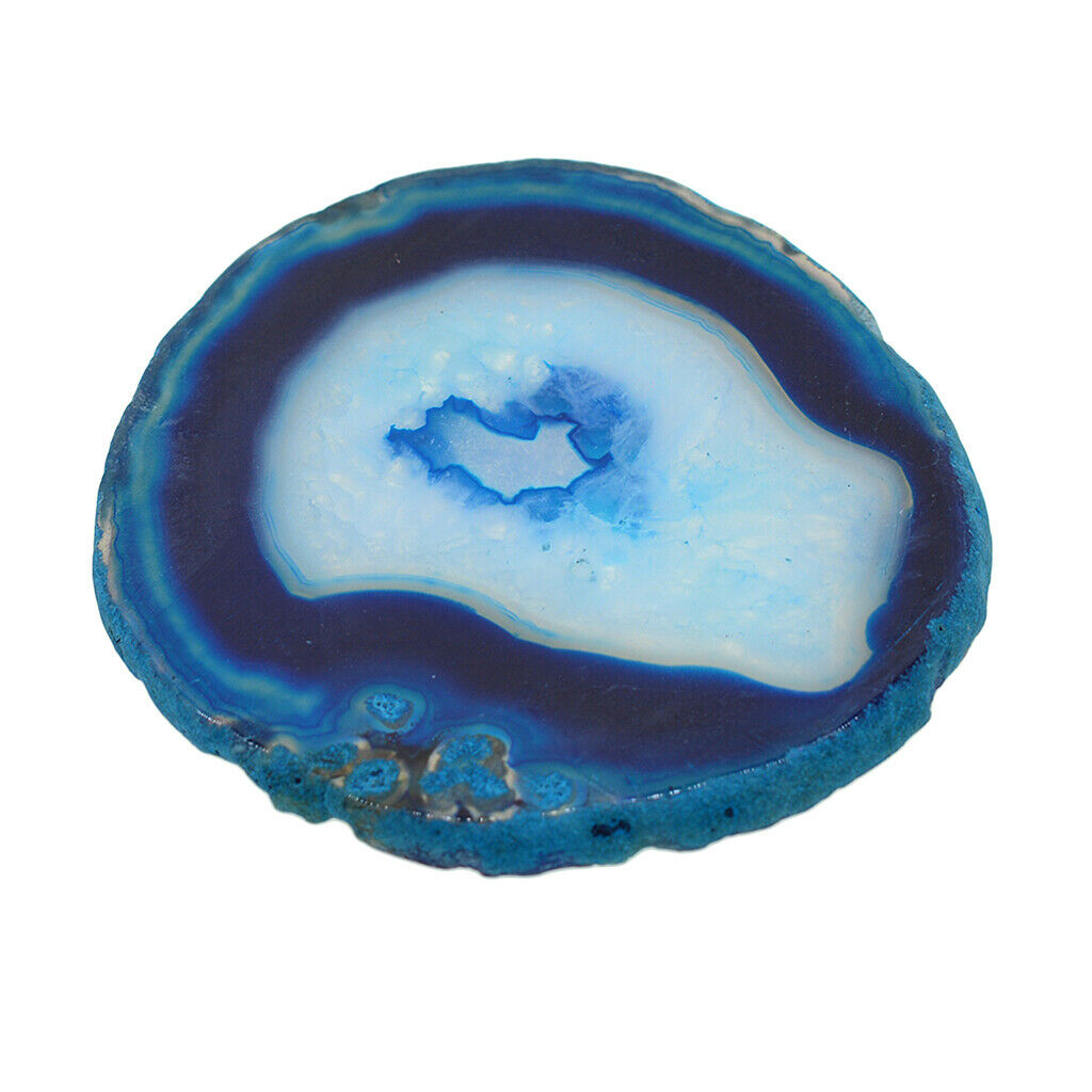 100g Irregular Agate Slice Quartz Crystal Polished Stone Home Ornaments