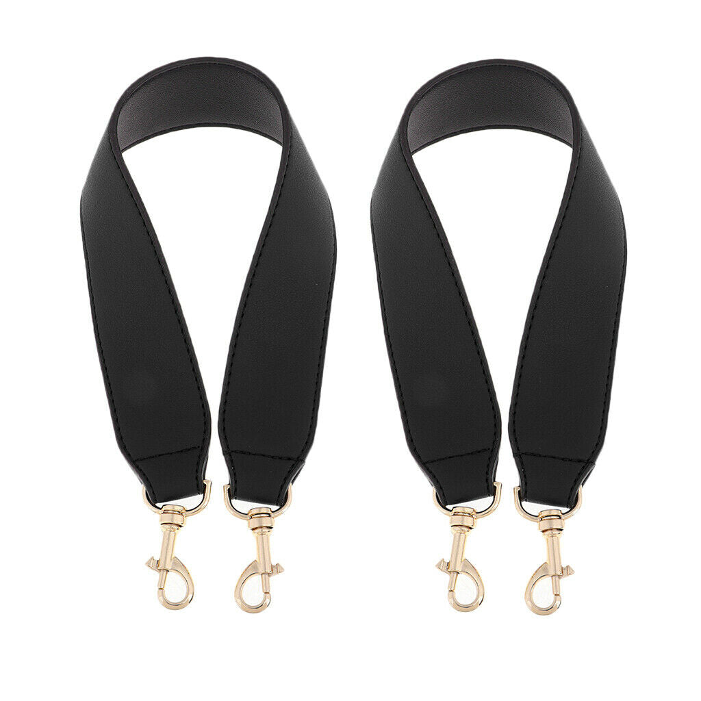 2 Pieces PU Leather Purse Straps Replacement Handbags Handles Shoulder Bag
