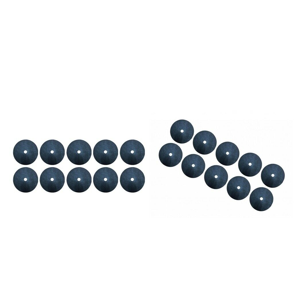 20Pcs Mulch Tree Rings Weed Control Barrier Cloth Tree Protector 25cm Black