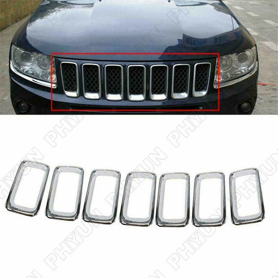 For 2011-2017 Jeep Compass Chrome Grille Trim Kit Part# 68109865AA CH1210111
