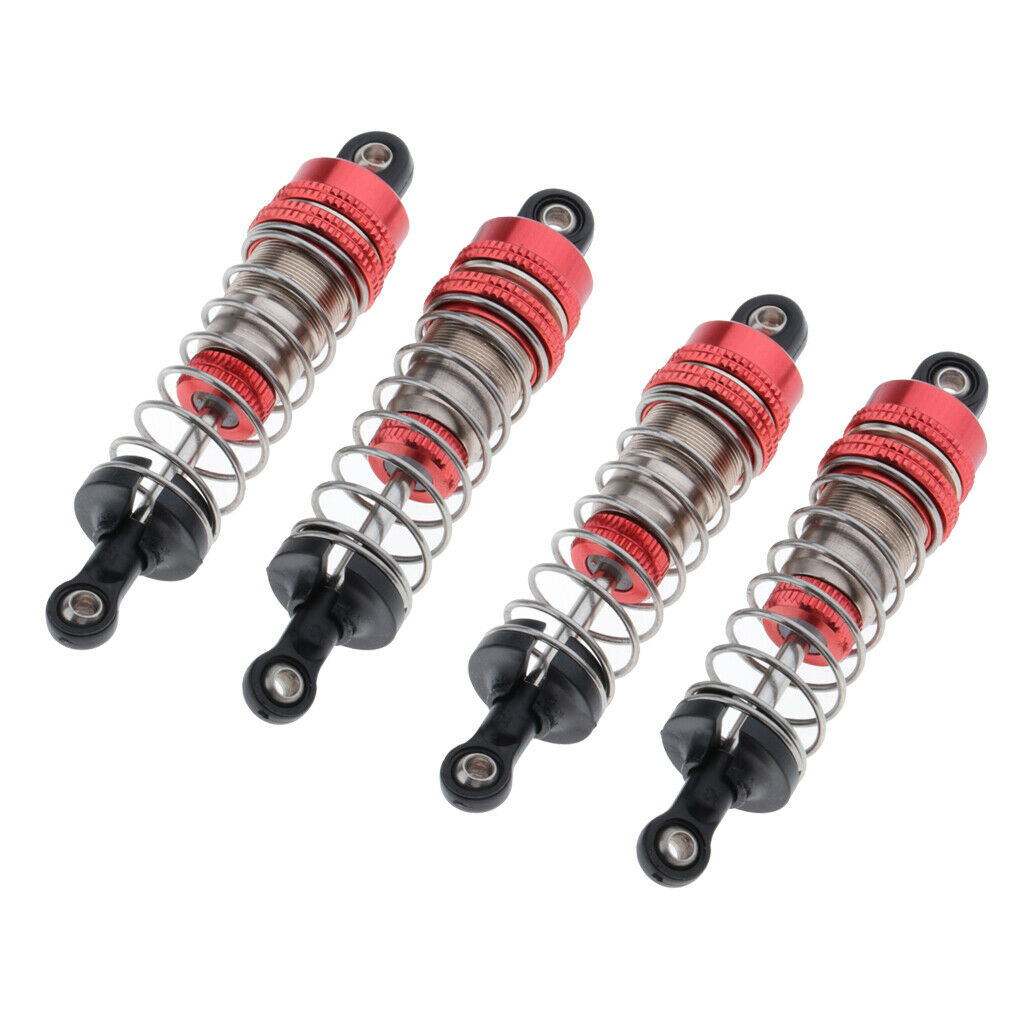 4pcs Aluminum Alloy 70mm Shock Absorber Damper for 1/14 RC Buggy Truck
