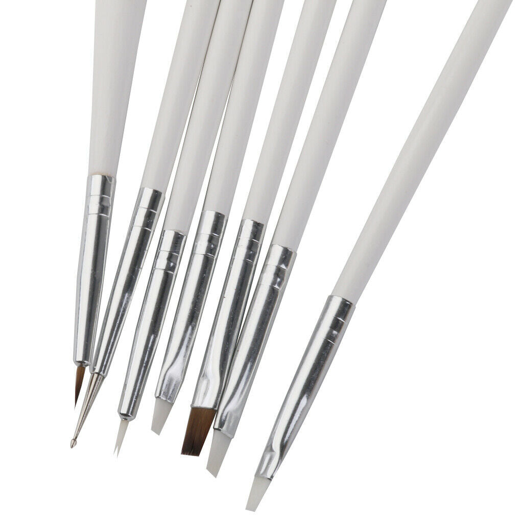 MagiDeal Nail Art Painting Brush Nail Dotting Drawing Polish Pen Set 20pcs