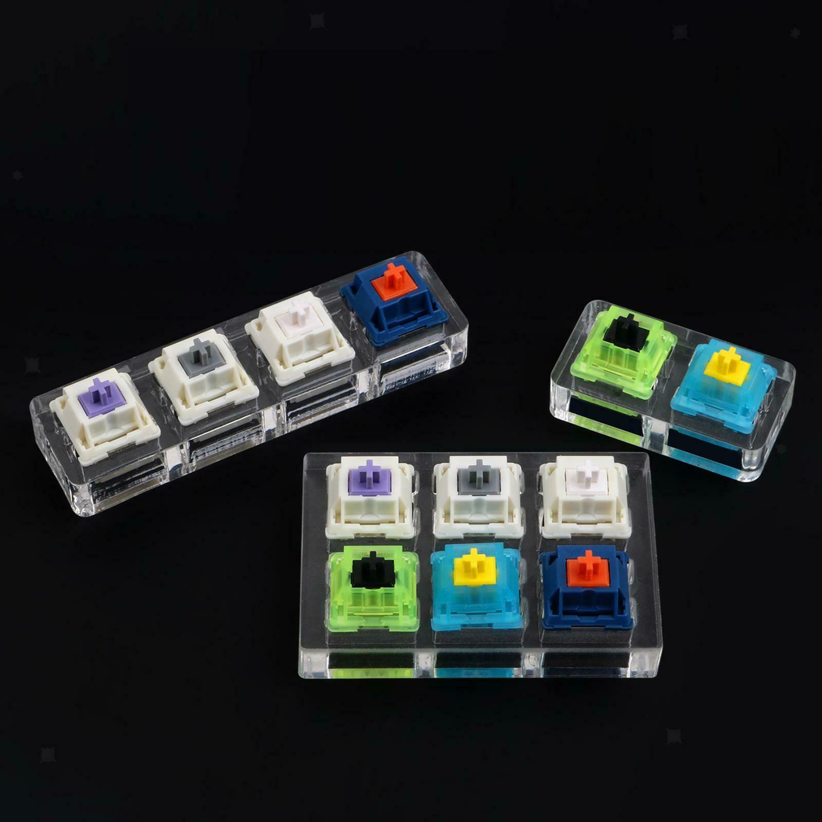 Translucent Keycaps Mechanical Keyboard Switch Tester Testing Tool 6 Keys