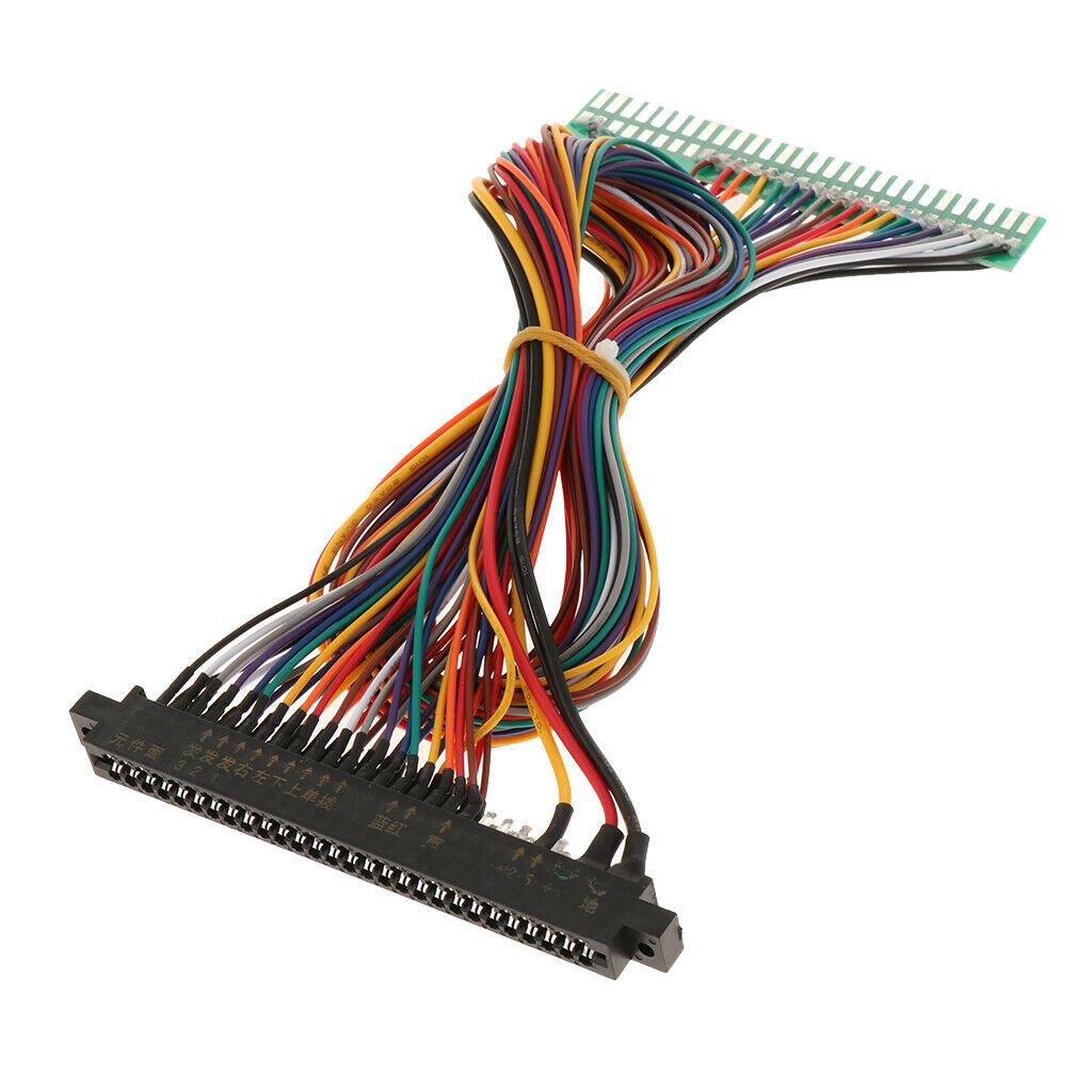 2pcs 28p jamma harness extension connector wires for arcade game
