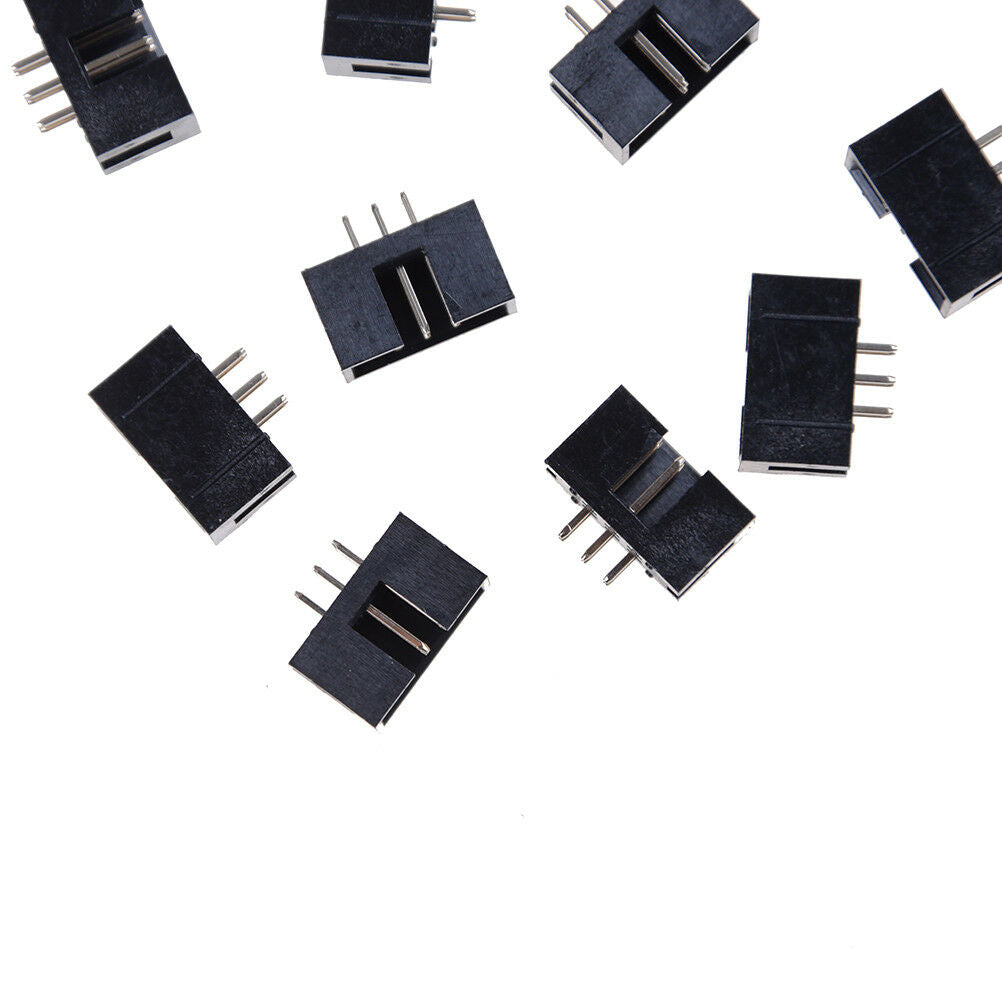 10PCS DC3-6P 2.54mm 2x3 Pin Straight Male Shrouded header IDC Socket.l8