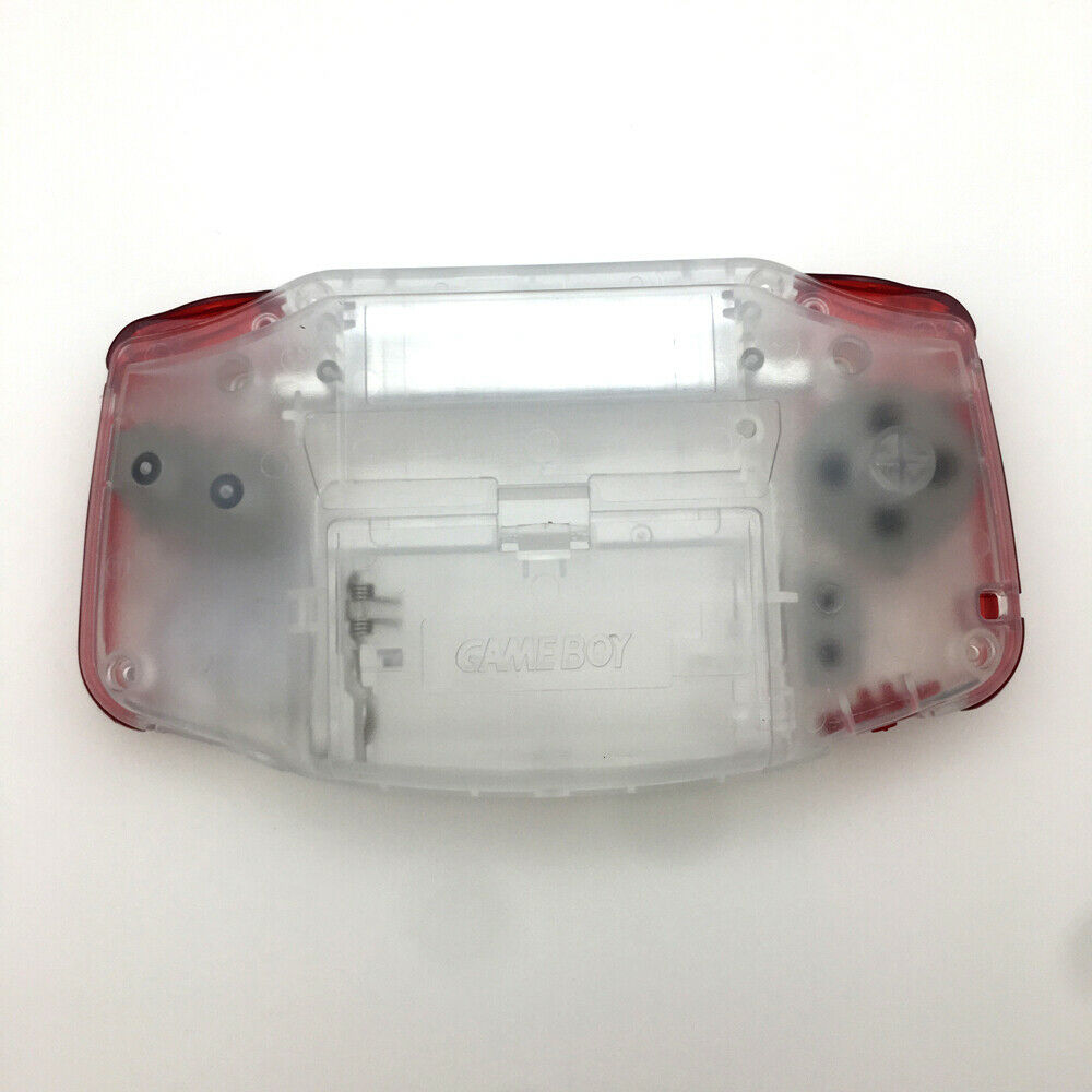 Clear white Super Mario Housing Shell Cover for Gameboy Advance GBA Game Console