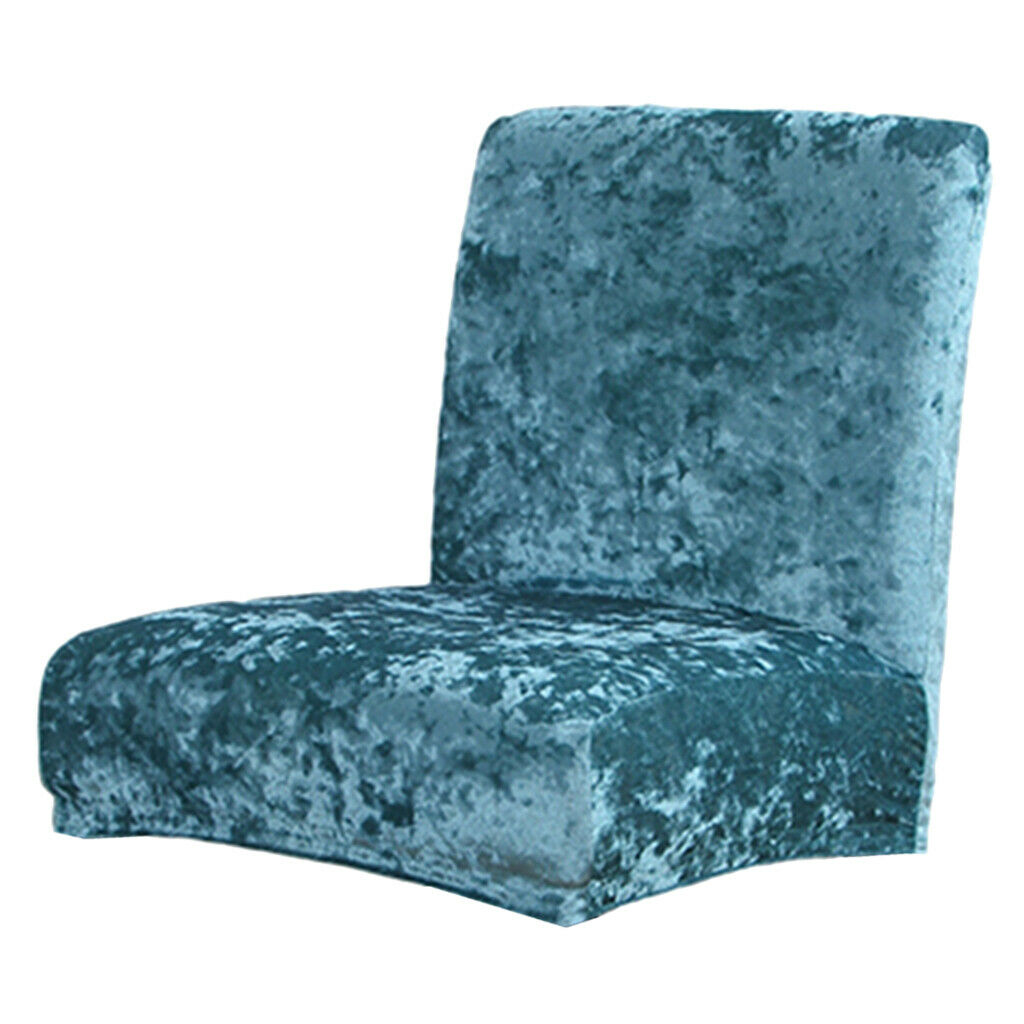 2x Spandex Short Back Dining Room Chair Seat Cover for Wedding Banquet Party
