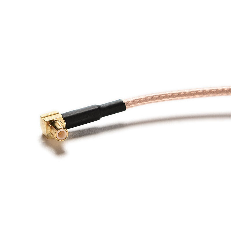 Cable BNC female bulkhead jack to MCX male plug right angle RG316 6" pigta.l8