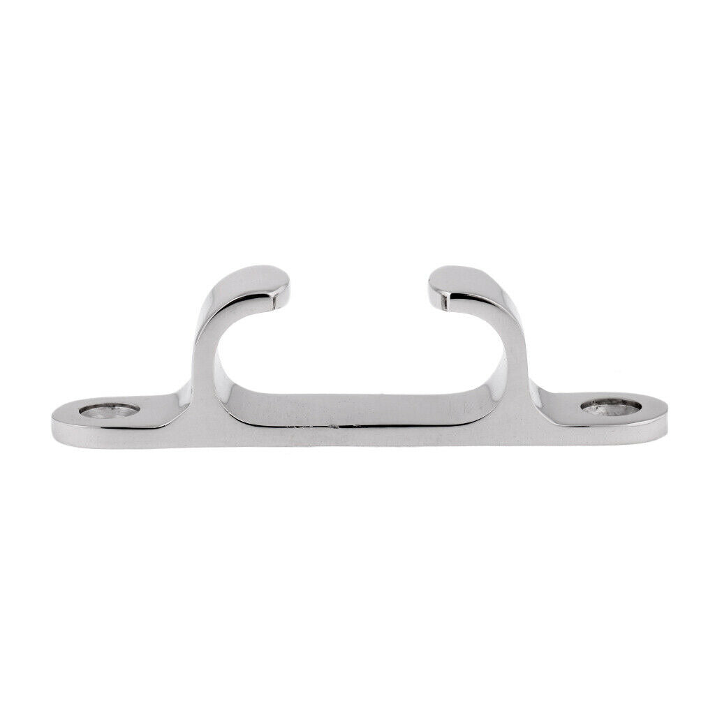2 Pieces Straight Cable Guide In Stainless Steel 100MM
