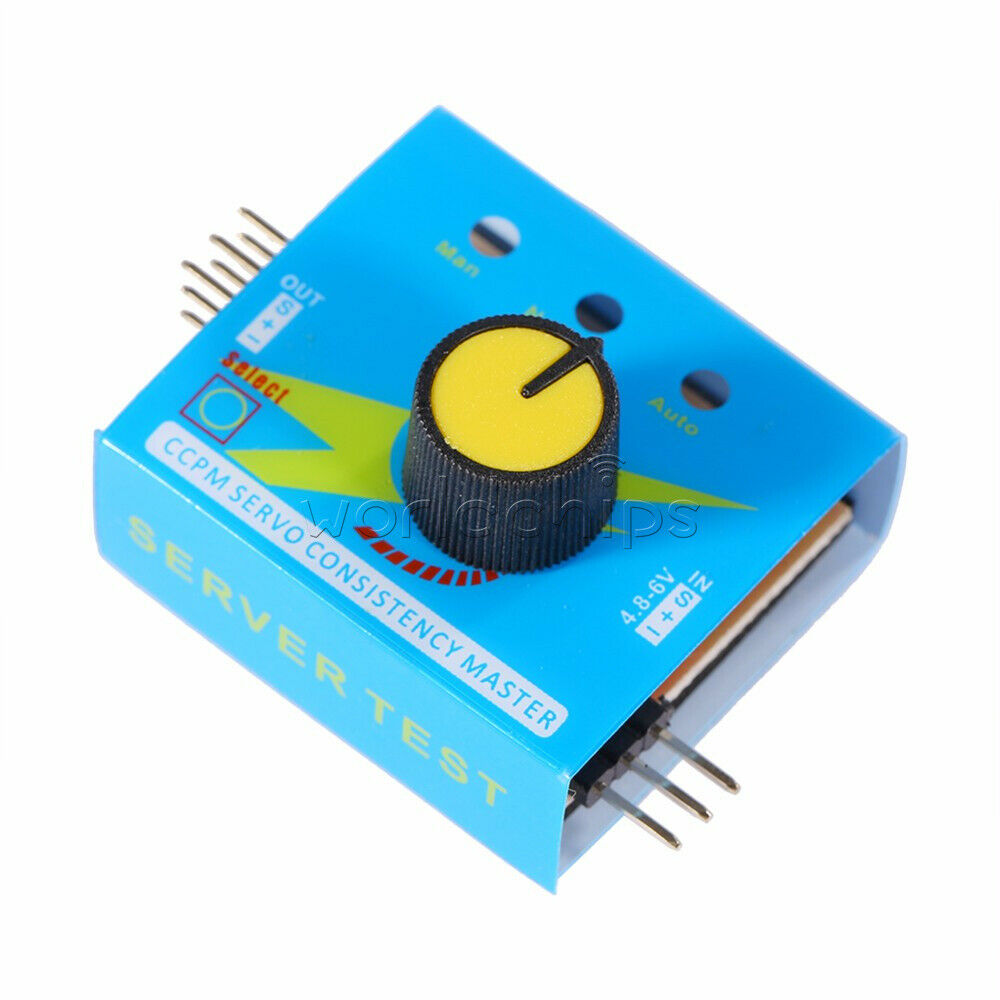 Steering Gear Tester Servo Motor Tester CCPM 3-Mode ESC for RC Helicopters