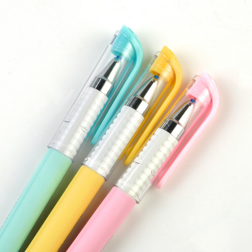 3Pcs/Set Erasable Gel Pens Blue Gel-ink Pens Writing Office School Supplies ~46