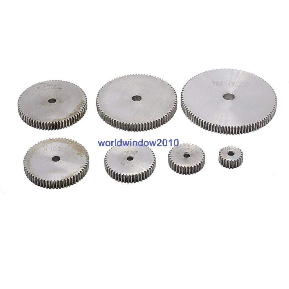 1Mod95T Spur Gear Steel Motor Gear Thickness 10mm Reference Diameter 97mm