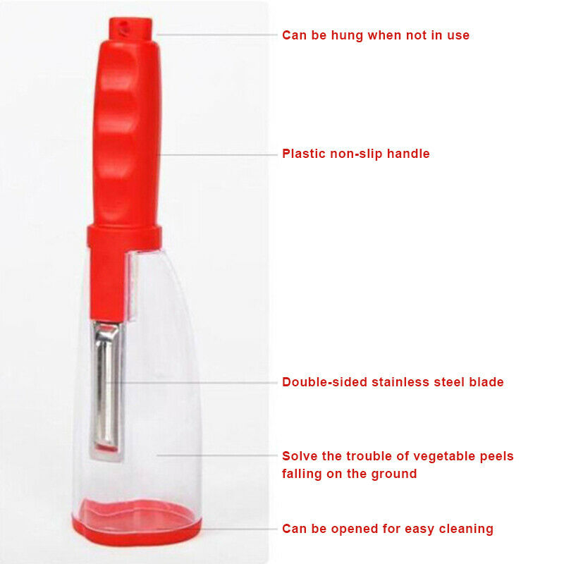 Peeler Stainless Steel Multi-functional Storage Peeler With Container For Fruit!