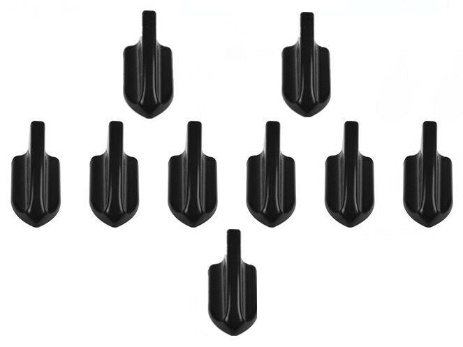 10pcs High Quality Air Vortex Generator Diffuser Kit for Car Roof Spoilers Wings