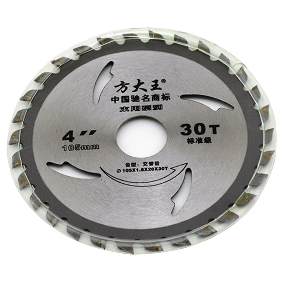 4Inch 30T Carbide Circular Saw Blade for Wood Acrylic Metal Cutting Cutter Tool