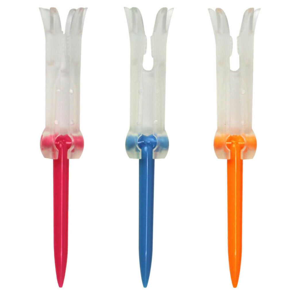 Pack of 3 Rubber Golf Tees Holder for Driving Range Mat Home Indoor or Outdoor