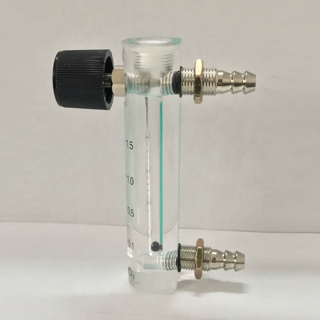 3x Oxygen Single-phase Flow Meter Flowmeter Measuring w/ Control Valve Home