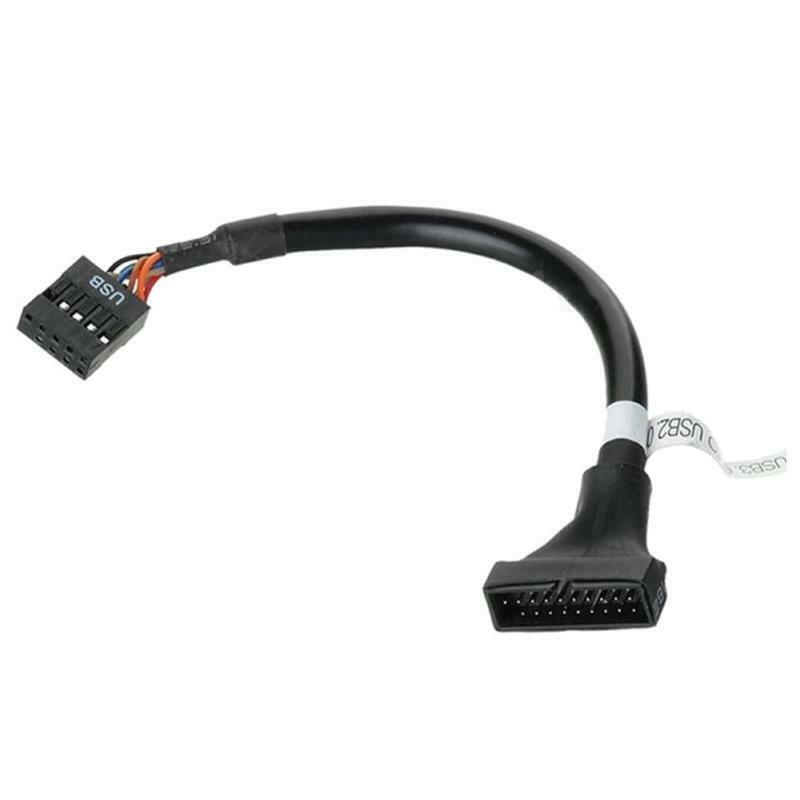 2-Pack USB 3.0 20 Pin Female to USB 2.0 9 Pin Connectors Motherboard Cable