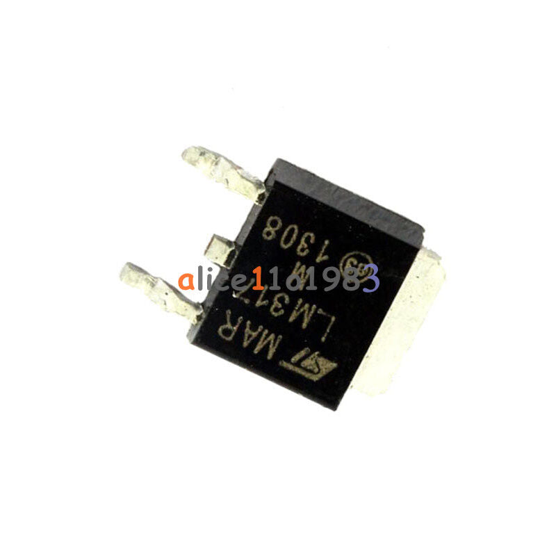 50PCS LM317M LM317 Medium Positive Adjustable Voltage Regulator 1.2-37V TO-252