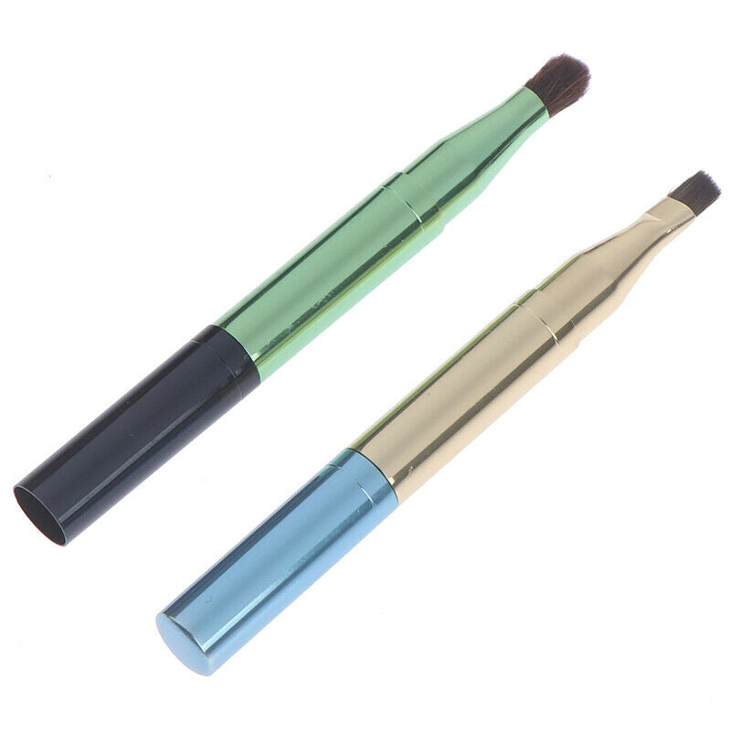 Makeup Brushes 4 Head Makeup Brush Retractable Metal Eye Eyeshadow Brush SetDD