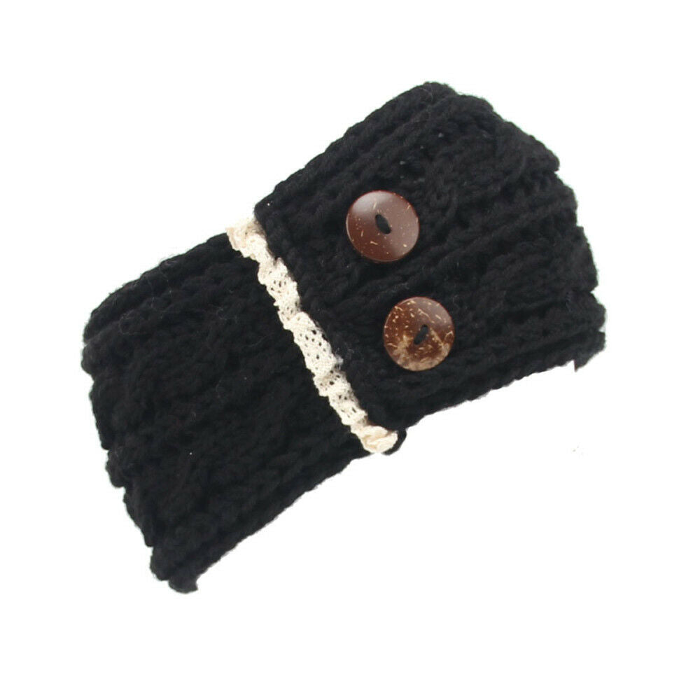Womens Knit Crochet Headband Lady Winter Warm Hairband Hair Band Headwrap NEW