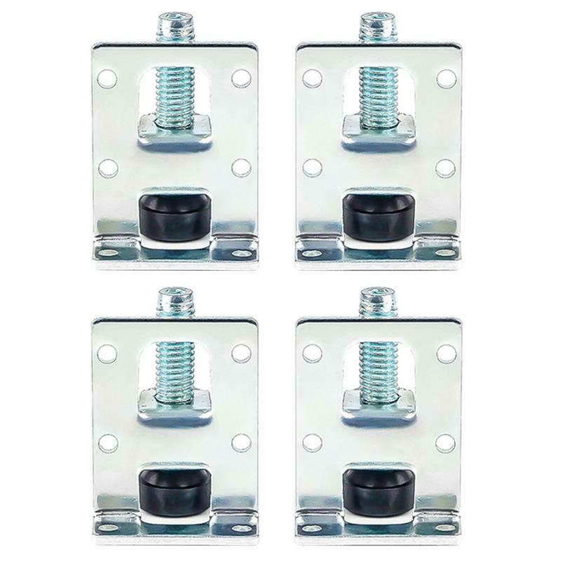 4x Adjustable Furniture Leveler Legs Cold Rolled Steel Leveling Feet Heavy Duty
