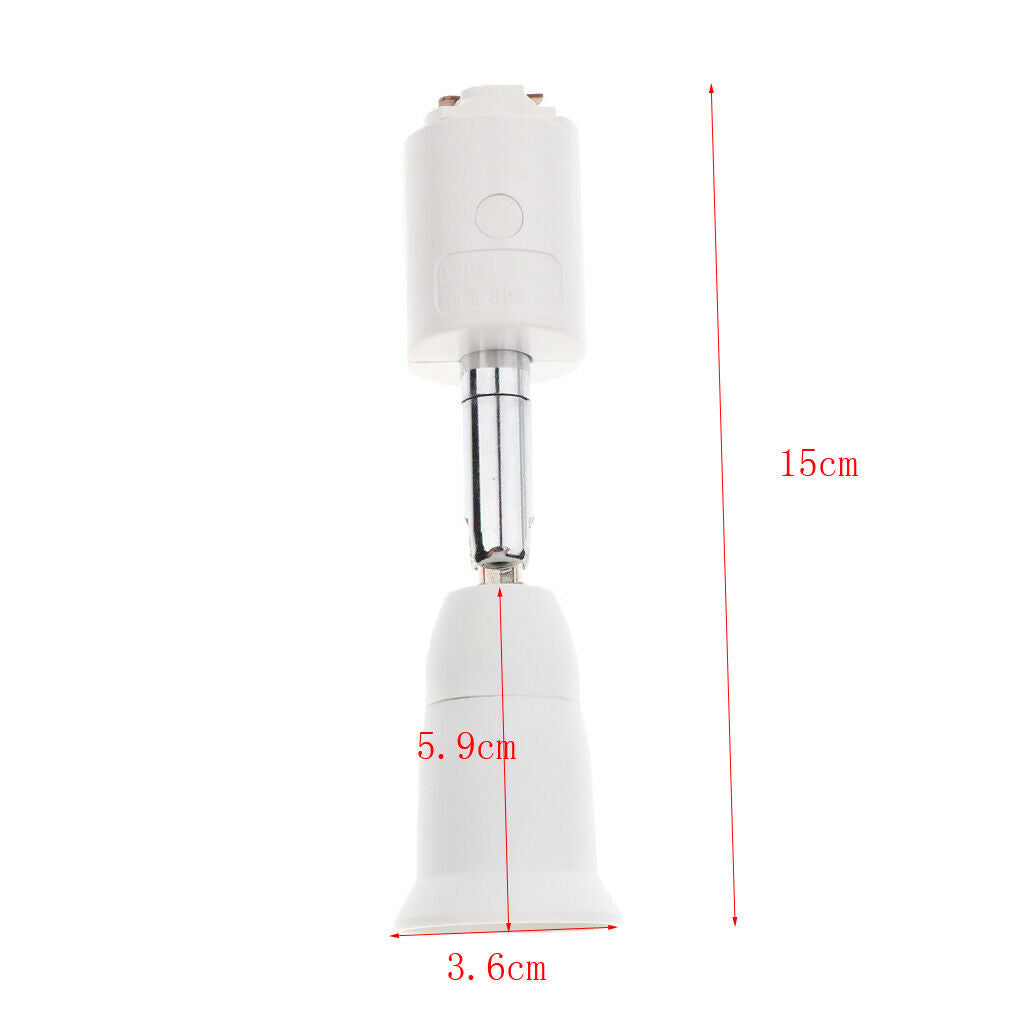 Adjustable Plastic Track Light With Screw Holder E27 Standard