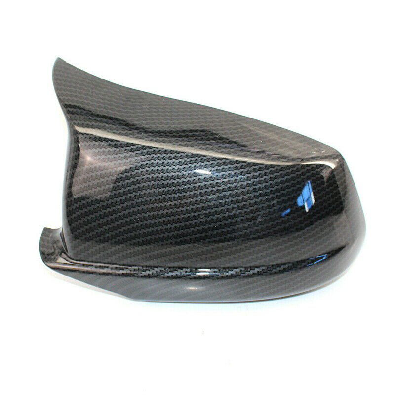 2pc Carbon Fiber Side Mirror Cover Cap fit BMW F10 5-Series 528i 525i 520i 11-13