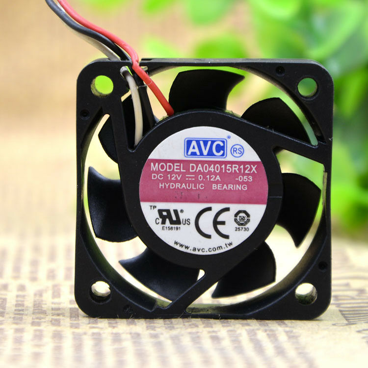 For AVC DA04015R12X 4015 40 x 40x 15mm Cooler Cooling Fan DC 12V 0.12A 3Pin B94
