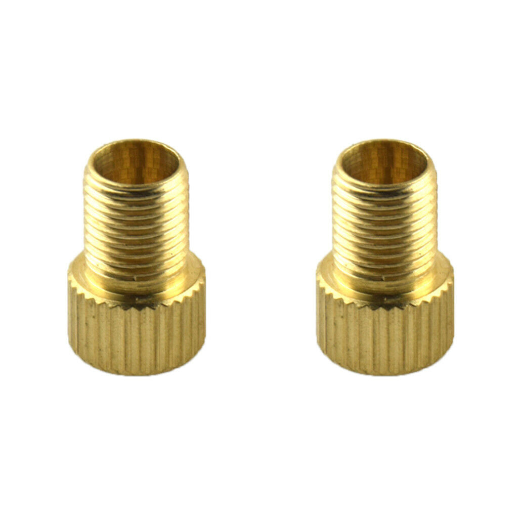 2 Pieces Presta to Schrader Car Cycle Road Racing Bike Tube Valve Adapters