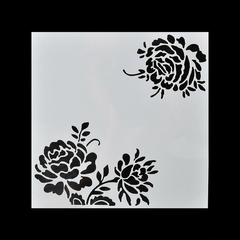 13PCS Embossing Template Scrapbooking Walls Painting Layering Stencils HOT