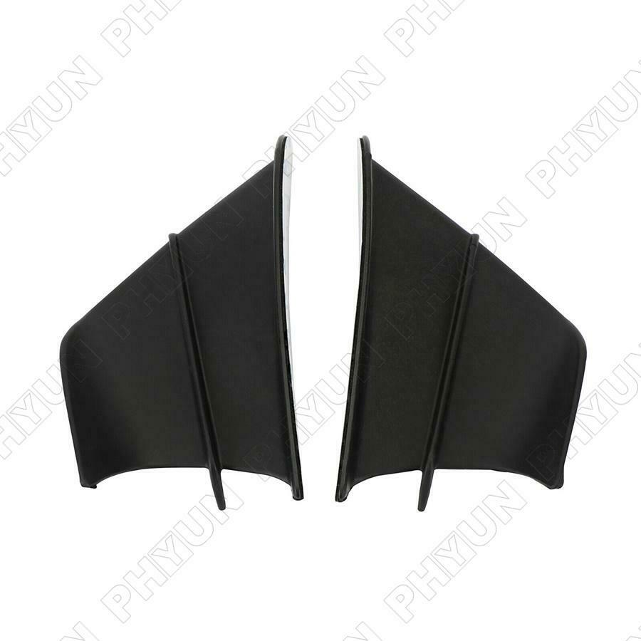 2PC Universal Motorcycle Side Winglets Wind Fin Spoiler Trim Cover Air Deflector