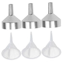 6pcs Plastic Metal Funnel Fill Liquid Water For Home Ice Ball Maker Tools