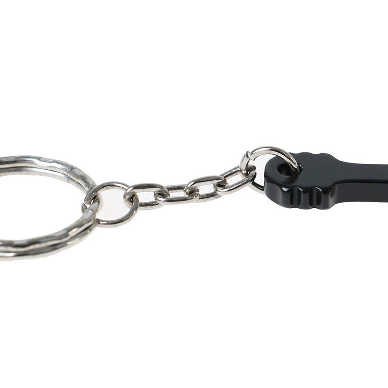 Guitar Bottle Opener Keychain Aluminum Alloy Beer Opener Key Rings for Gi.l8