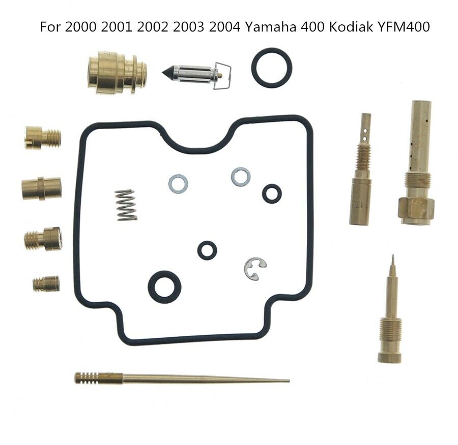 Carburetor Repair Kit Carb For 2000 2001 2002 2003 2004 Yamaha 400 Kodiak YFM400