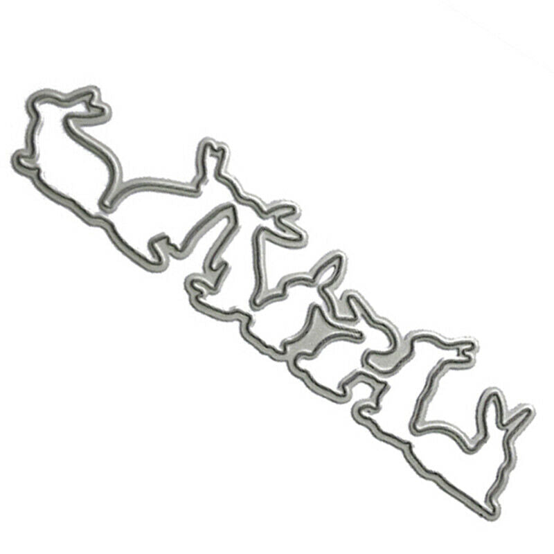 Easter Rabbit Metal Cutting Dies Stencils For Scrapbooking Photo A R.l8