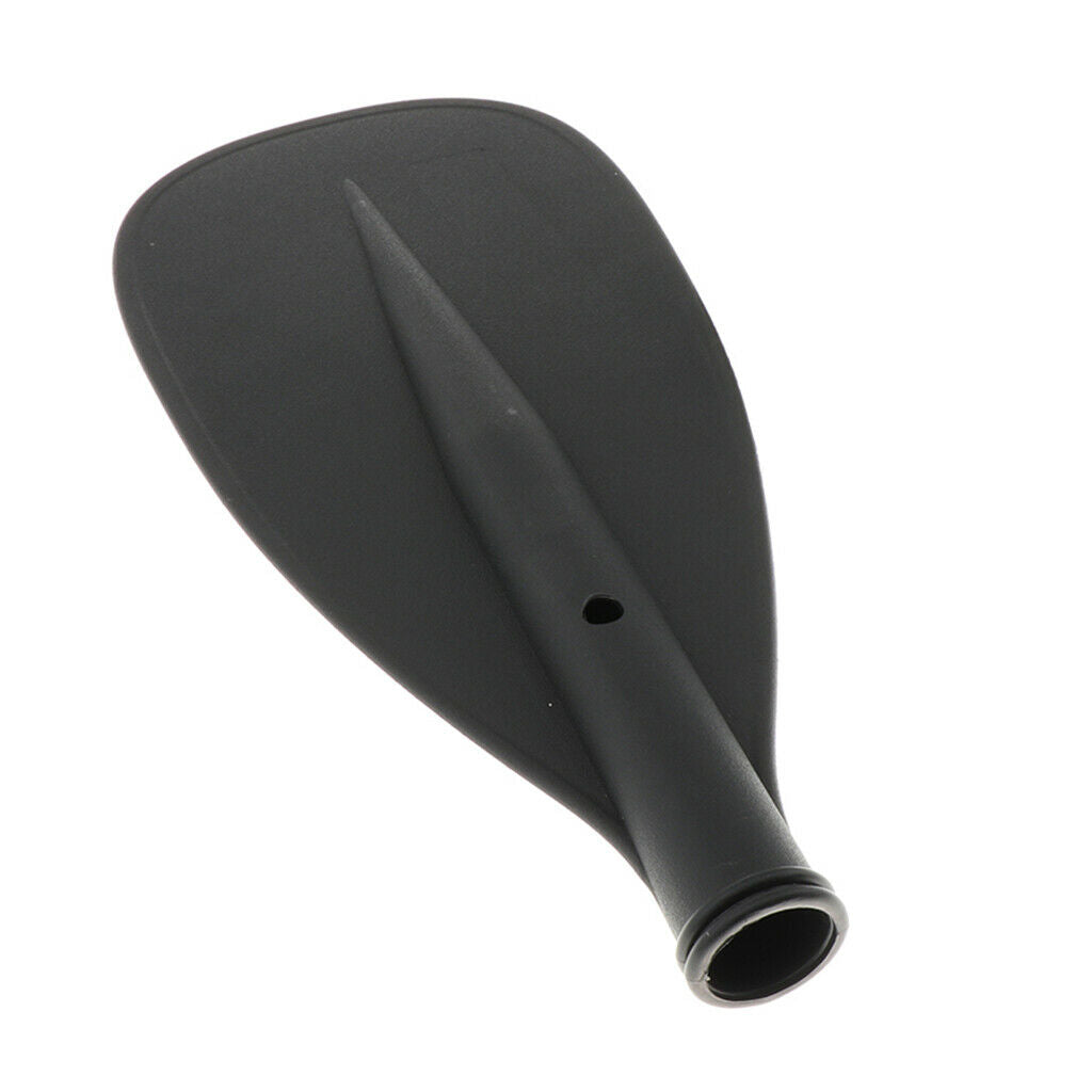 2 Pack Solid Kayak Paddle Replacement Leaf Blades Canoe Oars Blades Black