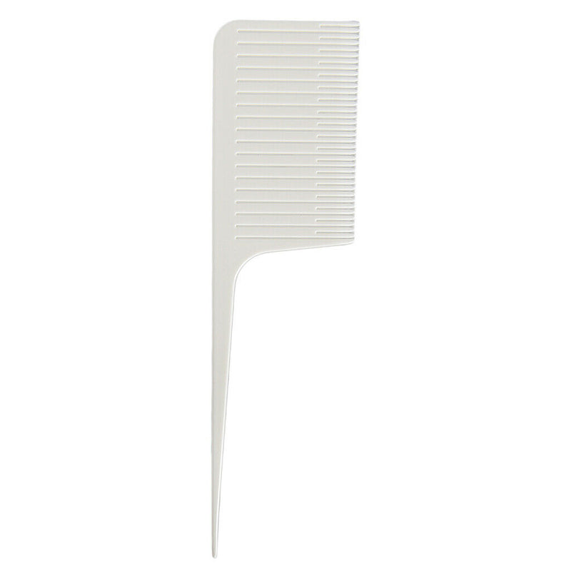Plastic Sectioning Weaving Highlighting Foiling Hair Comb Highlight Tools White
