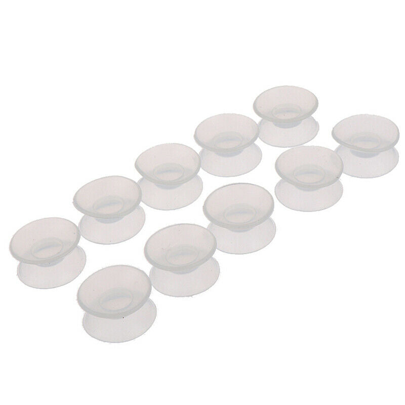 10x Double Sided Suction Cup Sucker Pad for Glass Plastic Clear Sucker Hol.l8