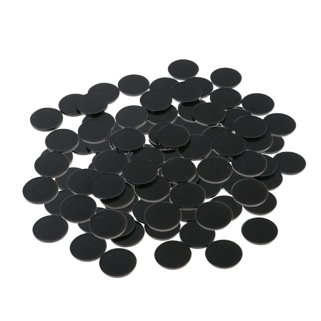 Pack Of 100 Round Plastic Bases