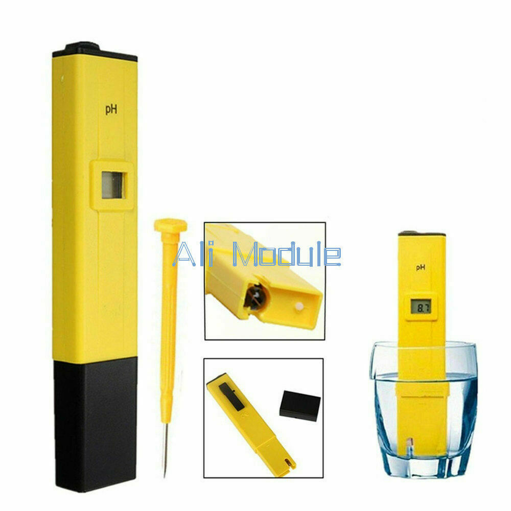 Digital Pocket PH Meter Water Tester Pen LCD Monitor Pool Aquarium Laboratory uk